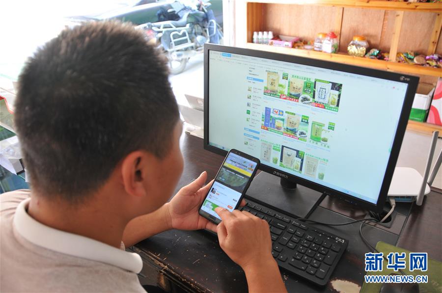 （在習近平新時代中國特色社會主義思想指引下——新時代新作為新篇章·總書記關心的百姓身邊事·圖文互動）（1）手機成為“新農具”　莊戶人變“新店家”——農村電商助力農民豐收
