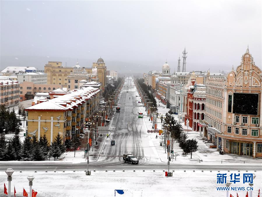 #（環境）（1）黑龍江漠河：谷雨節氣迎來大雪