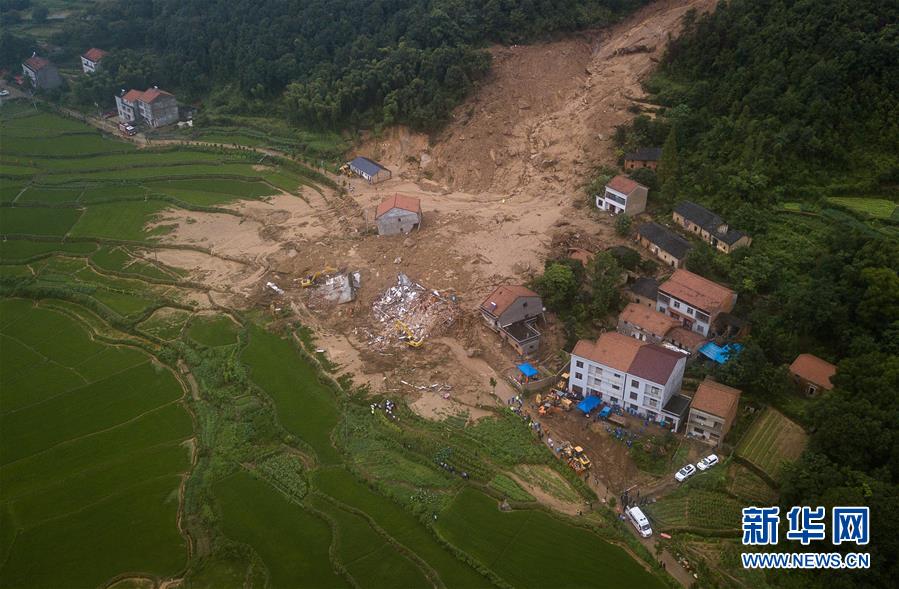 （防汛抗洪·圖文互動）（3）湖北黃梅山體滑坡事故救援紀實