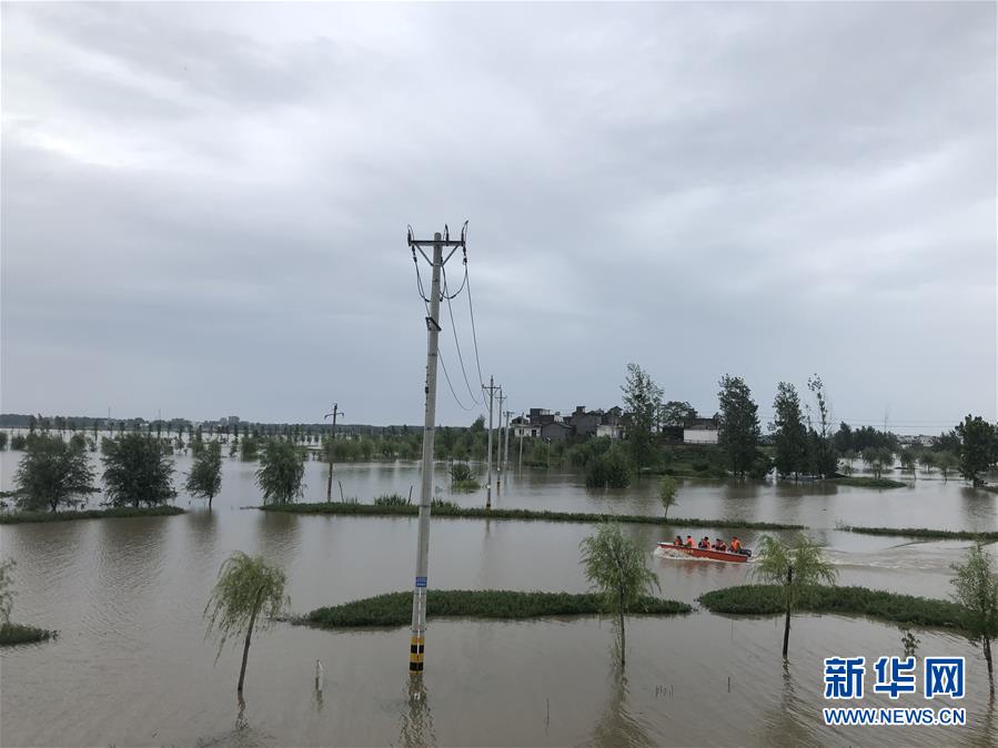 （防汛抗洪·圖文互動）（3）2860條生命·166面黨旗·77座莊臺——安徽阜陽沿淮行蓄洪區啟用背后的“三組數字”