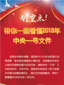 劃重點！帶你一圖看懂2018年中央一號文件