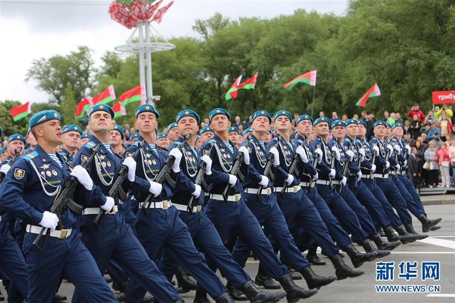 （國際）（3）白俄羅斯舉行獨立日閱兵式　解放軍儀仗隊首次應邀參加