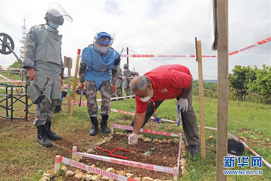 （XHDW·圖文互動）（1）中國赴黎維和官兵獲聯合國人道主義掃雷資質