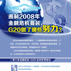 【G20系列圖解】遏制2008年金融危機蔓延 G20做了哪些努力？