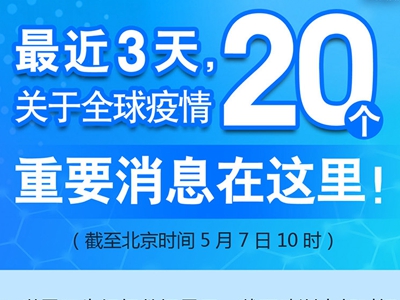 【圖解】最近3天，關于全球疫情20個重要消息在這里！