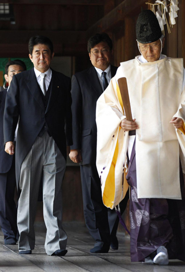 安倍晉三靖國神社拜鬼